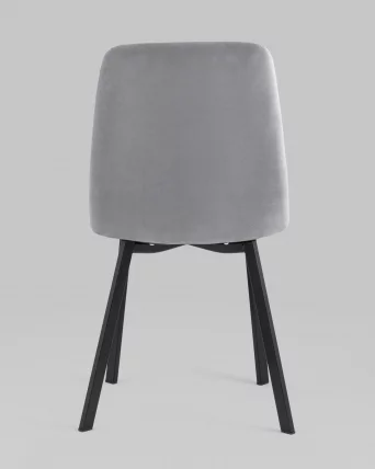 Стул Oliver Square велюр Серый_4